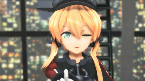 【MMD艦これ】プリンツ・オイゲンで「Hotel Moonside」
